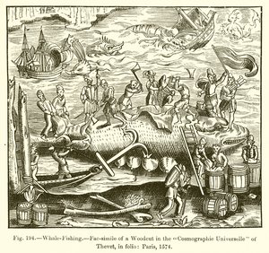 Pêche à la baleine - French School