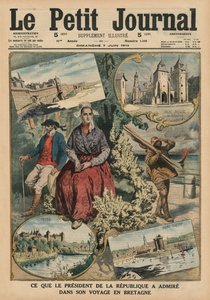 Ce que le Président de la République a admiré lors de son voyage en Bretagne, illustration de couverture de 