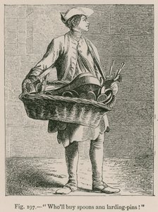 Qui achètera des cuillères et des broches à larder! - French School