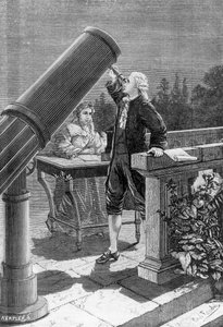 William Herschel (1738-1822) découvre la planète Uranus - French School