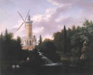 Moulin à vent à la Folie-Beaujon à Paris, c.1830
