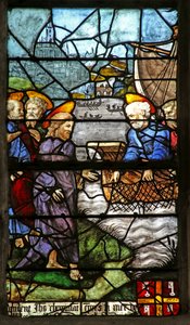 Saint Pierre avec les apôtres pêchant