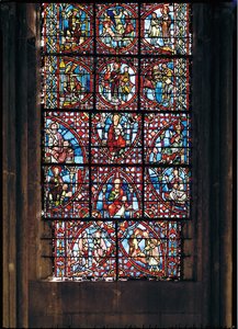 Vitrail du déambulatoire - French School