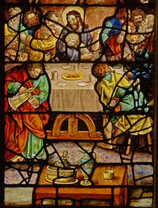 Fenêtre dans le Charnier (w.12) représentant la Cène
