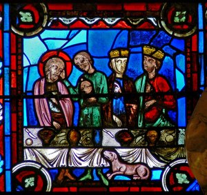 Scène de la vie de Saint Thomas : avec Gundaphorus