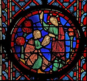 Dieu donne le livre à Jérémie - French School