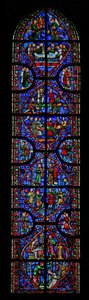 Fenêtre w11 représentant le martyre de Saint André