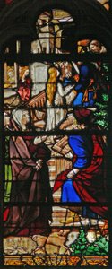 Une scène de la vie de la Vierge Marie : la Présentation au Temple - French School