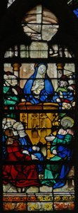 Une scène de la vie de Sainte Marie-Madeleine - la sainte prêchant