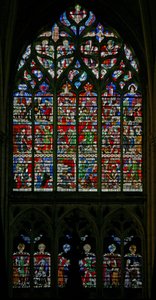 Fenêtre w129 représentant l