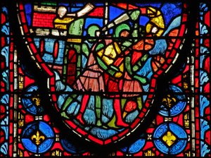 Saintes Reliques : Crésus, roi des Perses, dévaste Jérusalem - French School