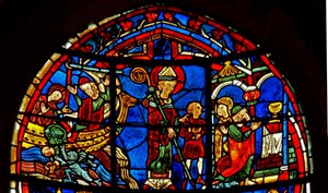 Saint Nicolas sauve un enfant - French School