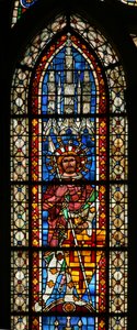 Fenêtre w203 représentant Saint Démétrius - French School