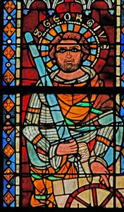Fenêtre w203 représentant Saint Georges