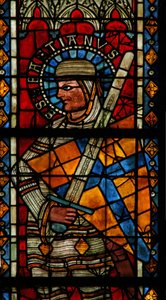 Fenêtre w203 représentant Saint Sébastien