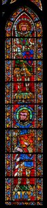Fenêtre w205 représentant Saint Marc et Saint Acace - French School