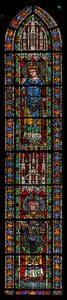 Fenêtre w205 représentant Saint Maximin et Saint Valentius