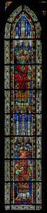 Fenêtre w207 représentant Saint Garonius et Saint Victor - French School