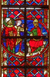 Saint Denis devant le proconsul - French School