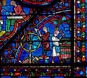 Fenêtre w21 représentant des donateurs - charrons