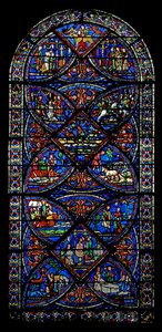 Scènes de la vie de Saint Eustache - French School