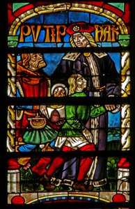 Joseph est vendu à Potiphar - French School