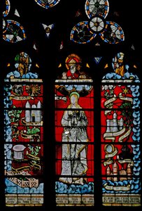 Fenêtre w27 représentant la Litanie de la Vierge