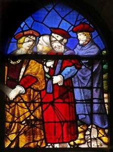 Spectateurs à la résurrection de Lazare - French School