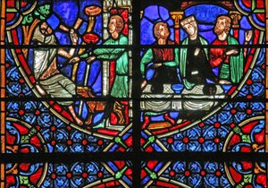 Parabole du riche et de Lazare - French School