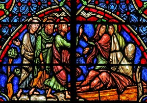La résurrection de Lazare - French School