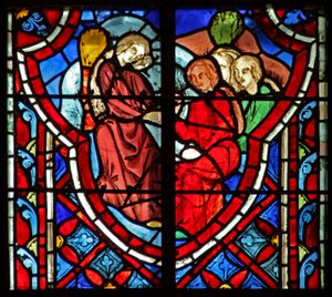 La fille de Jephthé pleure sur la montagne. Juges XI 38 - French School