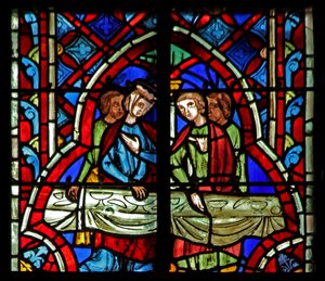 La fête du mariage de Samson. Juges XIV 10 - French School