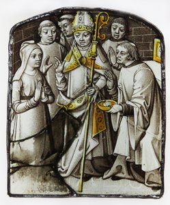 Fenêtre w78 représentant le Sacrement de Pénitence