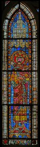 Fenêtre w7 représentant Louis, fils de Lothaire VI? - French School