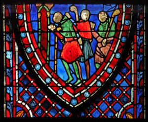 Les bergers approchent de la Nativité - French School