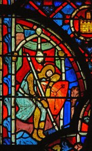 Un garde au tombeau de Jésus - French School