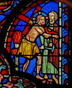 Jésus porte la croix : Via Crucis - French School