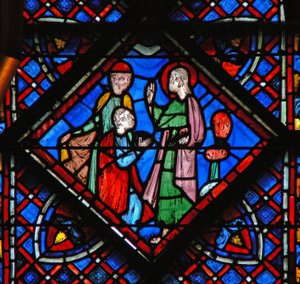 Saint Jean-Baptiste : prêche et bénit - French School