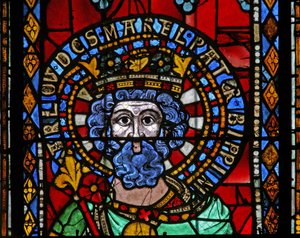 Fenêtre w9 représentant Charles Martel