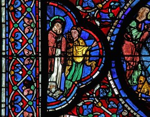 Témoins à la mort de la Vierge - French School