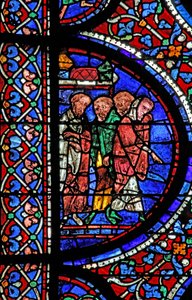 Témoins aux funérailles de la Vierge - French School
