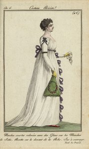 Femme avec coiffure Victime aux jardins de Tivoli