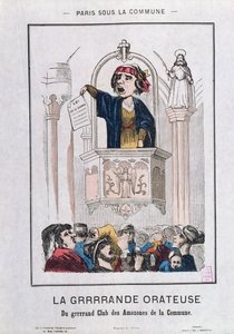 Club des femmes pendant la Commune, 1871