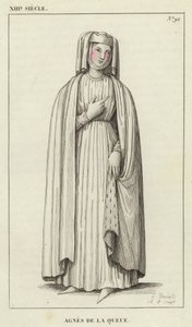 XIIIe siècle, Agnès de la Queue - French School