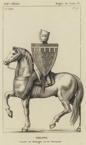XIIIe siècle, Règne de Louis IX, Philippe, Comte de Bologne et de Clermont