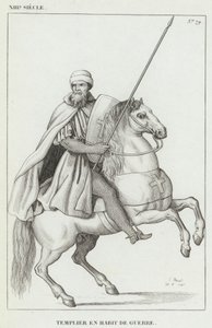 XIIIe siècle, Templier en Habit de Guerre - French School