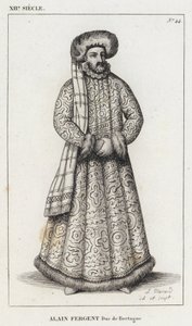 XIIe siècle, Alain Fergent, Duc de Bretagne - French School