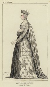 XIVe siècle, Blanche de Navarre, Reine de France - French School