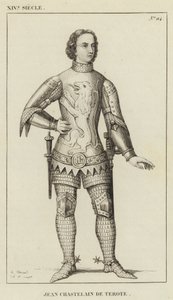 XIV Siècle, Jean Chastelain de Terote (gravure) - French School