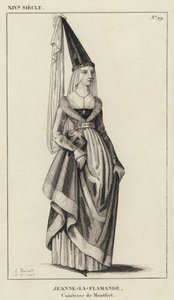 XIVe siècle, Jeanne-la-Flamande, Comtesse de Montfort - French School